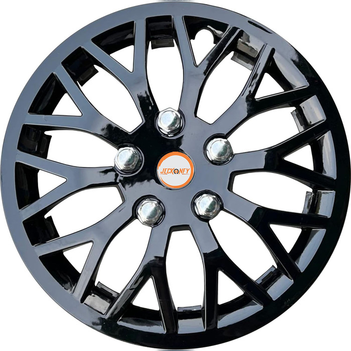 Car Wheel Cover Universal Phonix Black Color Design Available 12'' 13'' 14'' inches Size Compatible With - R12 INCH Wheel Size