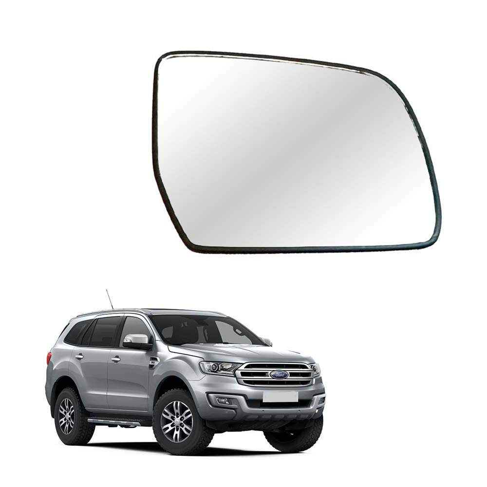 Car Right Side View Mirror Glass For Ford Endeavour 2015 To 2020 Model Type-3