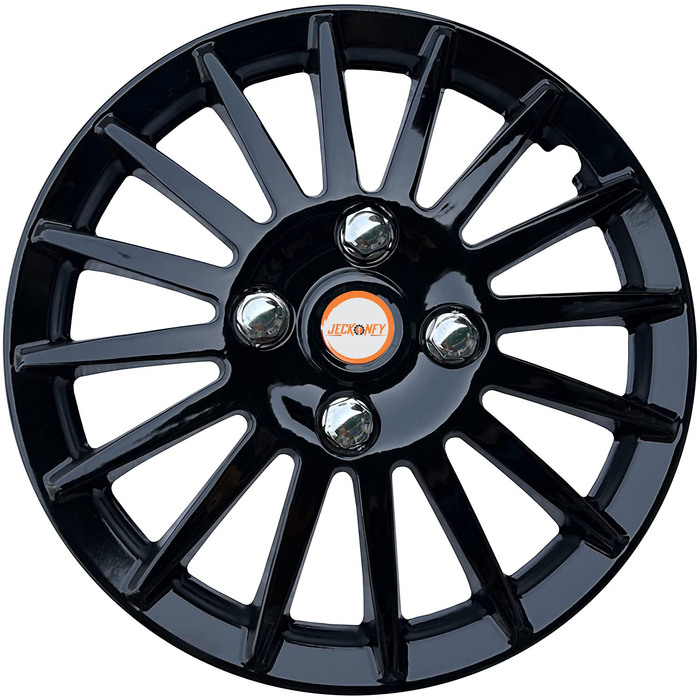Car Wheel Cover Universal Camry Black Color Design Available 12'' 13'' 14'' 15'' 16'' 17'' inches Size Compatible With - R12 Wheel Size