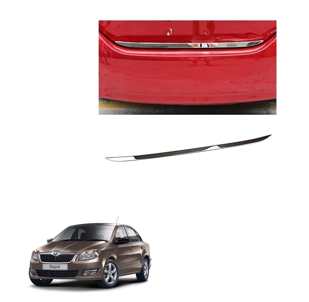 Dicky Chrome Boot Garnish / Dicky Patti Compatible With -  SKODA RAPID
